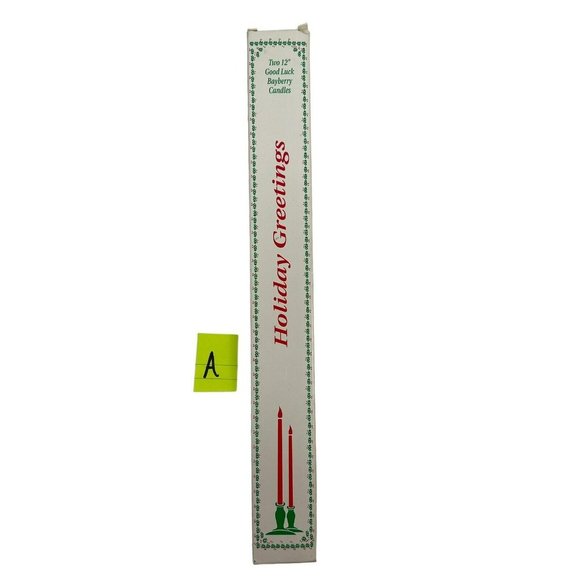 Vintage Accents Vintage Holiday Greetings Bayberry Good Luck